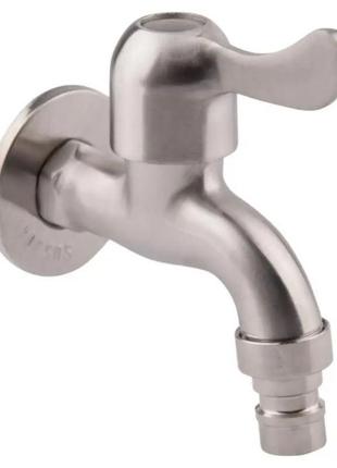 Кран поливочный lidz mono 12 1/2 ldmon12nks34927 nickel