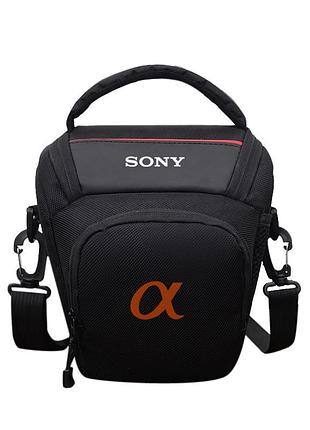 Сумка для фотоаппарата sony α сони альфа универсальная противоударная черный ( код: ibf049b1 )