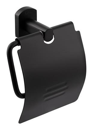 Держатель для туалетной бумаги qtap liberty qtlibblm1151 black