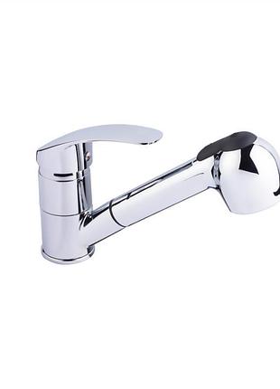 Змішувач для кухні lidz mars 011 з висувним виливом (k40) ldmar011crm34859 chrome