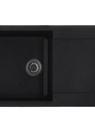 Мийка кухонна zerix zs-7950s-13 графітна (zx4585)