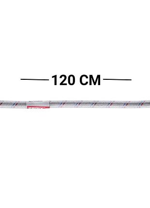 Гнучкий шланг для під'єднання води гайка 1/2" — штуцер 1/2" (120 см) (силик. оболонка) zerix (zx30