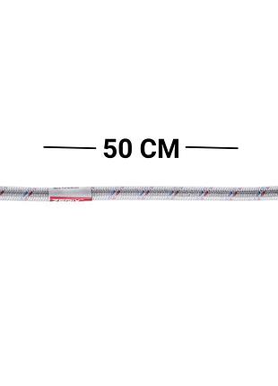 Гибкий шланг для подключения воды гайка 1/2'' - штуцер 1/2'' (50 см) (силик. оболочка) zerix (zx301