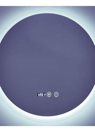 Зеркало mixxus plain mc10-60 (часы, led-подсветка, антизапотевание) (mi6013)