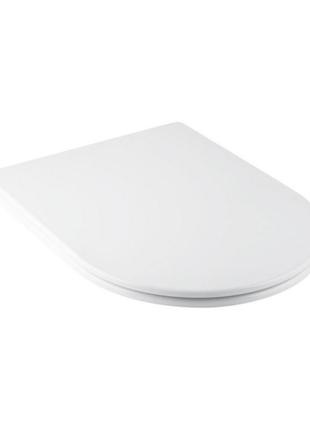 Сиденье для унитаза qtap (swan, jay) с микролифтом slim qt1699sc5176w