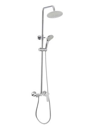 Душова колона зі змішувачем mixxus premium sofia white/chr-009-j (mi1667)