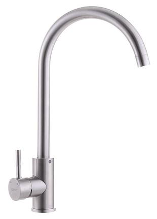 Смеситель для кухни из нерж. стали sus304 zerix sus-011 (zx3106)
