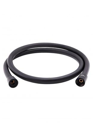 Шланг для ручного душа qtap hadice 1200 мм qthadpvc120b black matt
