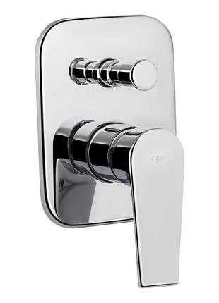 Смеситель для душа qtap stenava скрытого монтажа на два потребителя qtst6245102dc chrome