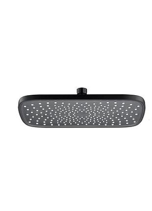 Лейка для душа потолочная mixxus sh-18-oh black (300x200 мм) (le2791)