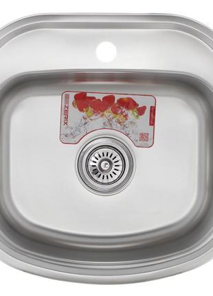 Мийка кухонна zerix z4947-08-180e (satin) (zm0559)