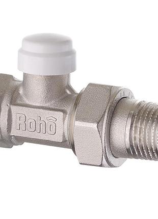 Кран радиаторный roho r5260-050 - 1/2" прямой (ro0134)