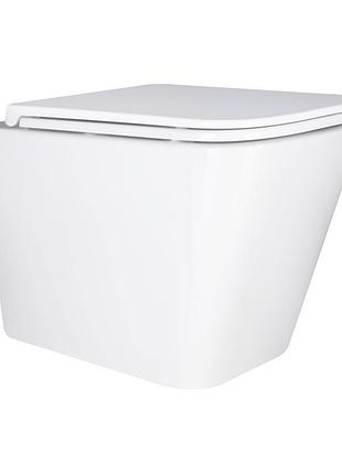 Унитаз подвесной qtap tern с сиденьем  soft-close qt1733052euqw