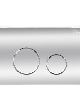 Панель смыва для унитаза qtap nest qt0111m11112crm