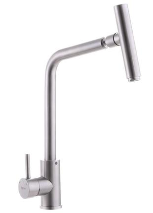 Смеситель для кухни из нерж. стали sus304 zerix sus-017 (zx3143)