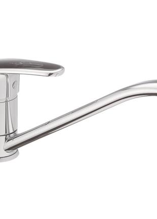 Смеситель для кухни haiba magic 555 с черной ручкой (hb0667)