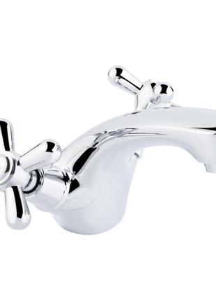 Змішувач для раковини lidz dominox 161 двовентильний lddom161crm35532 chrome