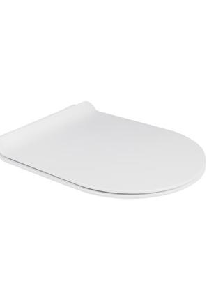 Сиденье для унитаза qtap presto с микролифтом slim qt26991217aw