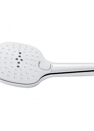 Лейка для ручного душа qtap rucni 120х120 мм прямоугольная qthla120n3kcw chrome/white