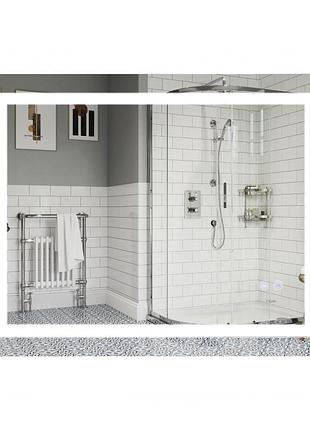 Дзеркало qtap mideya 900х700 з led-підсвіткою touch, з антизапотіванням, з димером, рег. яскравості reverse