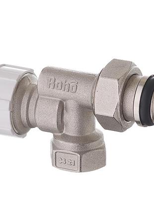 Кран радиаторный термостатический roho r5171-050 - 1/2" (м30х1,5) осевой (антипротечка) (ro0127)