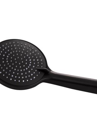 Лейка для ручного душа qtap rucni 115 мм округлая qtruca116o3pbb black matt
