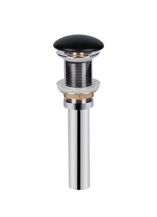 Донний клапан для раковини qtap pu03 70х70х227.5 matt black