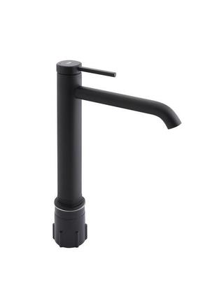 Смеситель для раковины qtap robin высокий qtrob1060h102b black matt