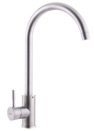 Смеситель для кухни из нерж. стали sus304 zerix lux-011 (zx3114)