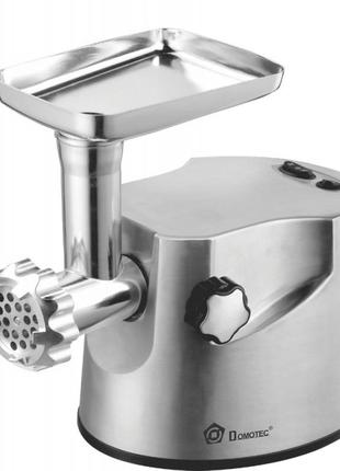 Электрическая мясорубка domotec ms-2021 из нержавеющей стали, 3000 вт