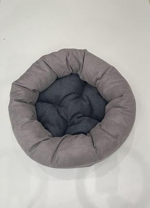 Лежак для котов и собак skypuff 50 см great taupe +  graphite