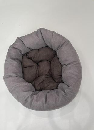 Лежак для котов и собак skypuff 50 см great taupe +  chocolate