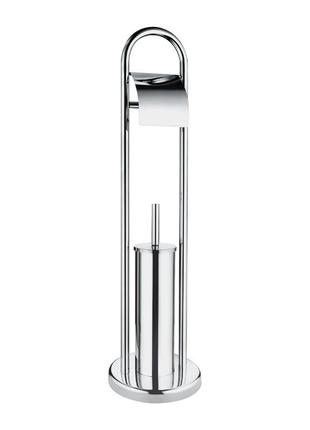 Єрж підлоговий з паперотримачем zerix kit me04s (zx4642)