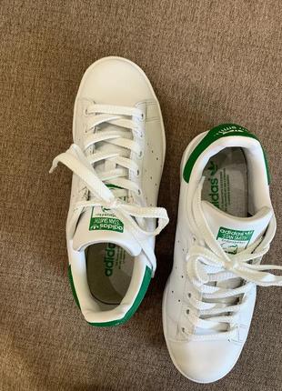 Оригінальні шкіряні кросівки, кеди adidas stan smith5 фото