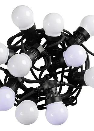 Гірлянда вулична ретро лампочки led 50 10 шт 5 м