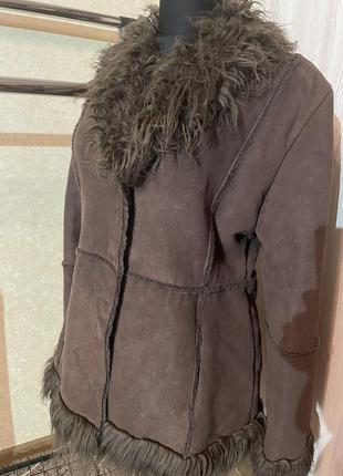 Штучна дублянка куртка