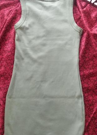 Ніжна фісташкова сукня в рубчик c&a4 фото