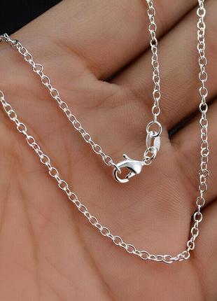 Серебряная женская цепочка якорное плетение my way 2 🖤🖤🖤 цепочка женская серебро 925 пробы