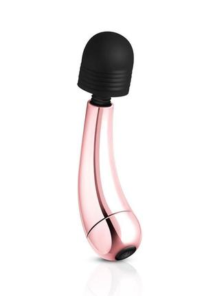Мини вибромассажер rosy gold - nouveau mini curve massager
