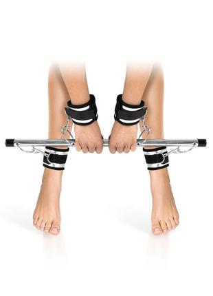 Фиксатор для рук и ног fetish tentation submission bar with 4 cuffs