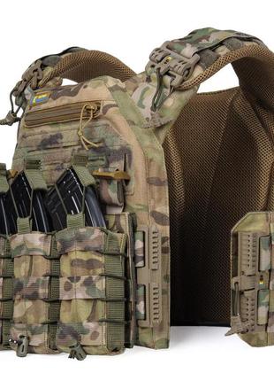 Плитоноска warmor gen.3 pro мультикам + 3 підсумки