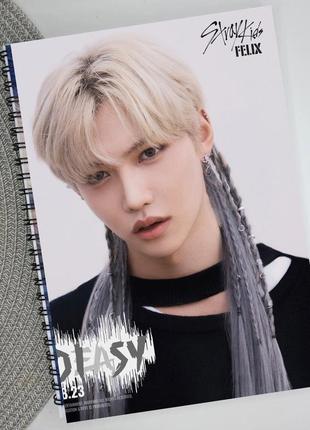 Блокнот фелікс stray kids lee felix