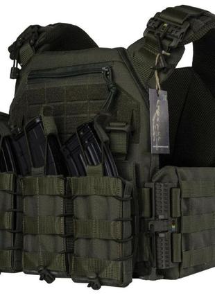 Плитоноска warmor gen.3 pro олива + 3 підсумки