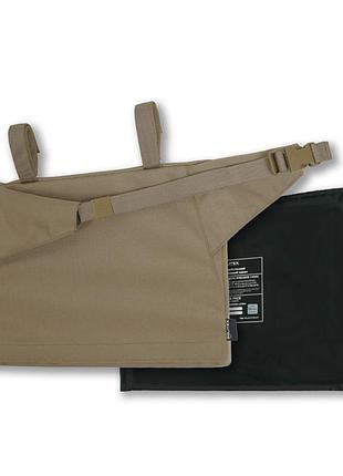 Килимок для сидіння з балістичним пакетом 1 клас захисту militex 20мм cordura coyote