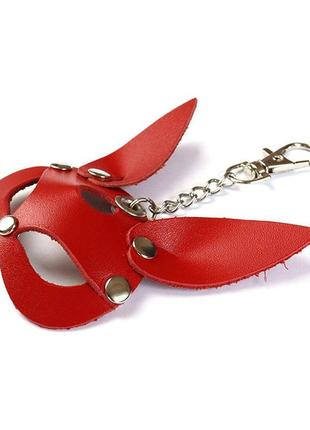 Брелок на карабине для ключей art of sex bunny, красный2 фото