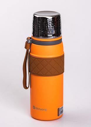 Термос из нержавеющей стали 700 мл оранжевый
