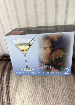 Келихи для мартіні rona "magnum" martini glass set of 2 pcs 280 мл