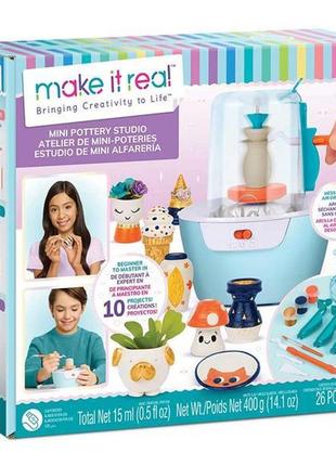 Набор для творчества make it real мини гончарная мастерская (mr1465)