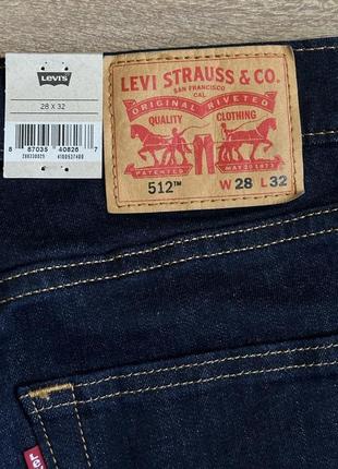512tm slim taper men's jeans мужские джинсы зауженные фирменные9 фото