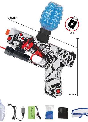 Пістолет для хлопчиків орбібольний з гелевими кульками water gun and g-717